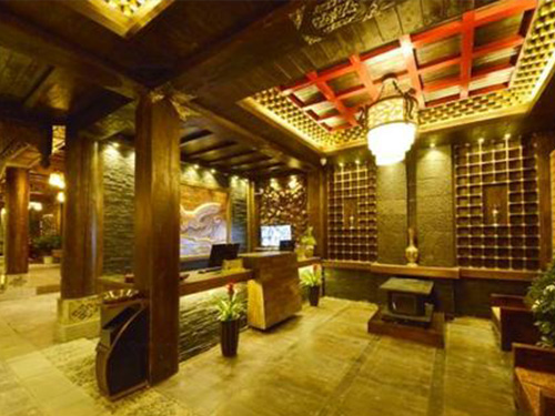 香格里拉百年歷史黃把總宅稿公府藏文化酒店